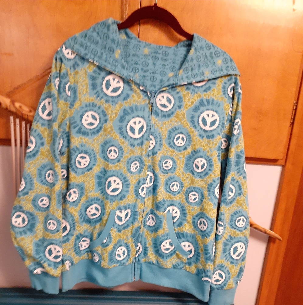 Ladies reversible hoodie size large $17